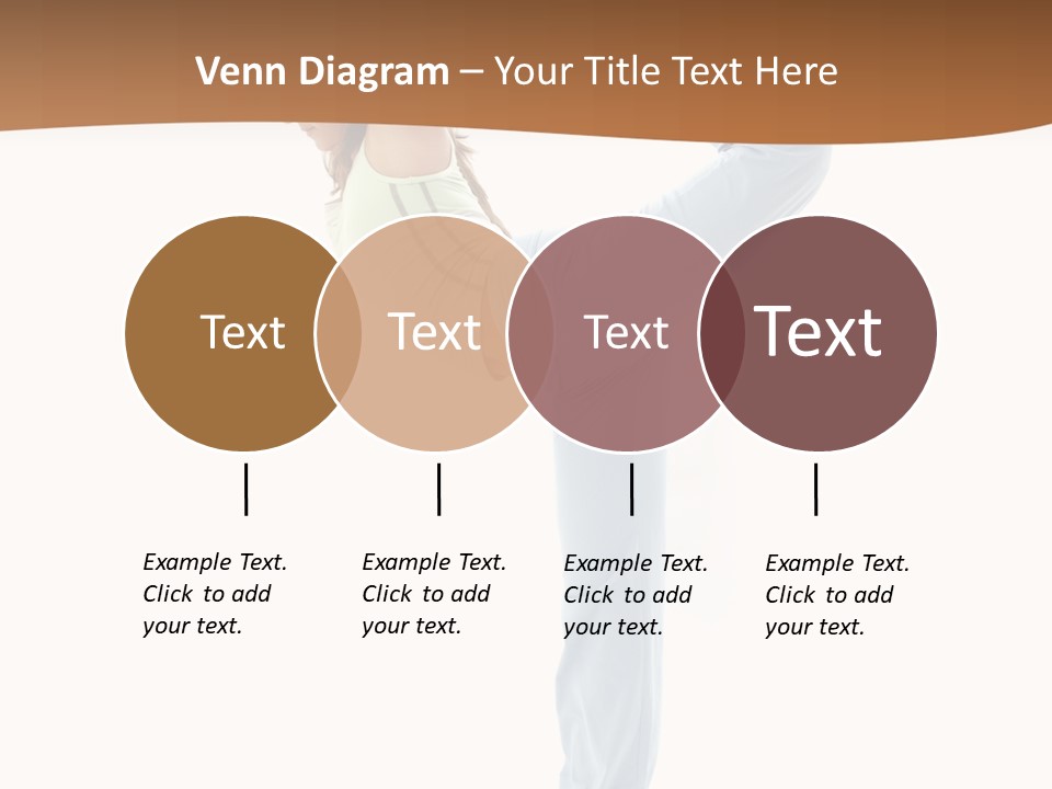 Sporty Girl Practicing Natarajasana Lord Of The Dance Pose PowerPoint Template