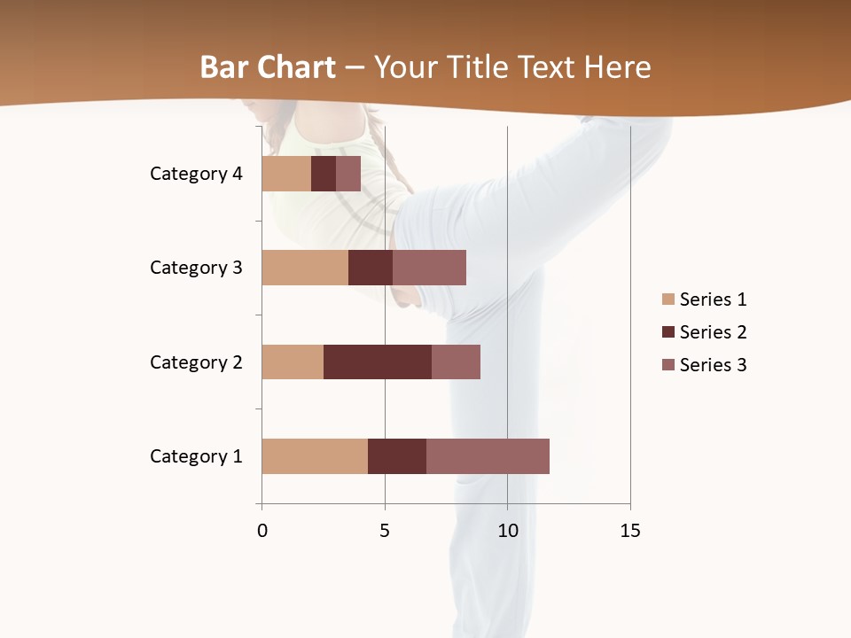 Sporty Girl Practicing Natarajasana Lord Of The Dance Pose PowerPoint Template