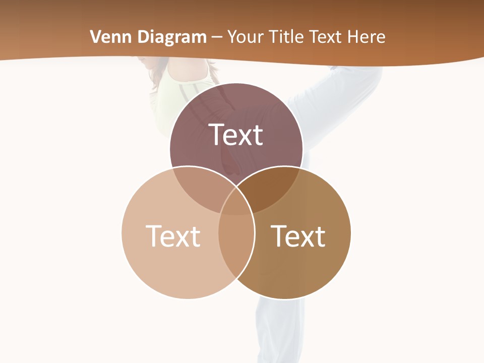 Sporty Girl Practicing Natarajasana Lord Of The Dance Pose PowerPoint Template