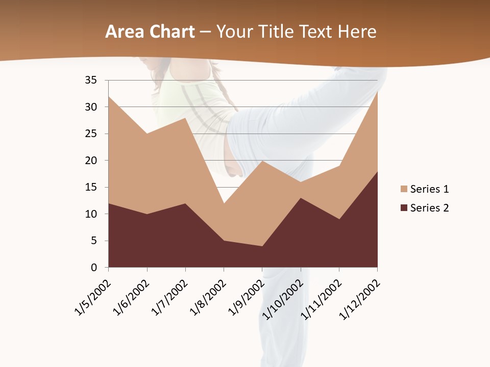 Sporty Girl Practicing Natarajasana Lord Of The Dance Pose PowerPoint Template