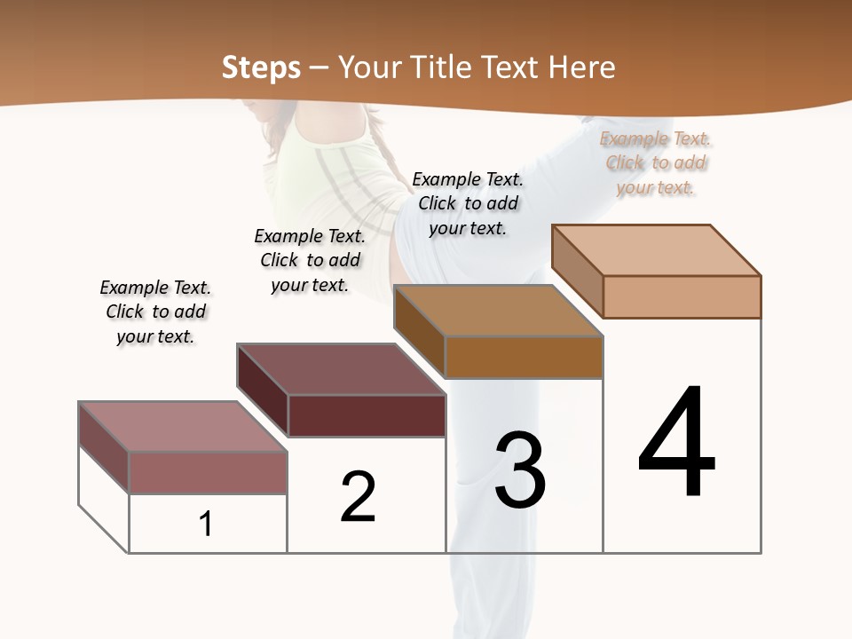 Sporty Girl Practicing Natarajasana Lord Of The Dance Pose PowerPoint Template