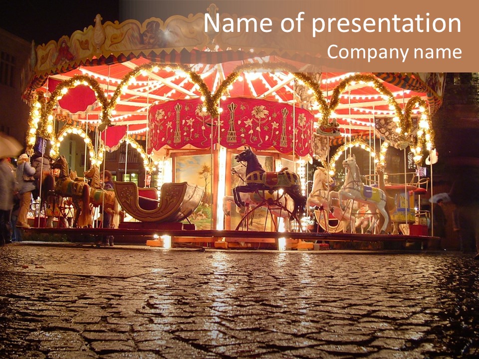 Merry-Go-Round PowerPoint Template