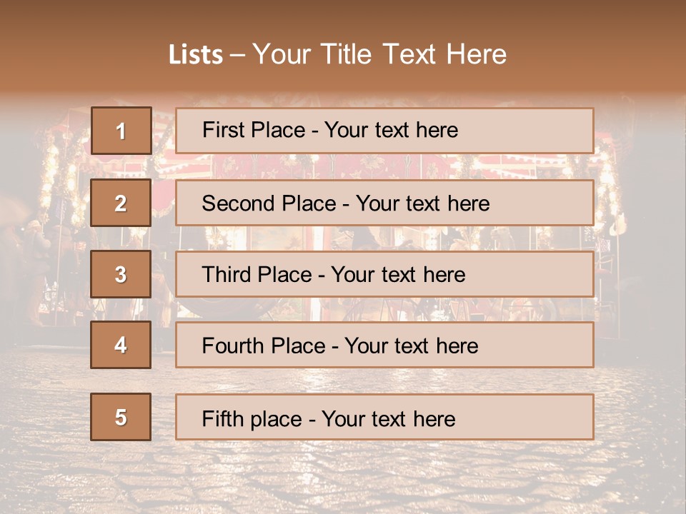 Merry-Go-Round PowerPoint Template