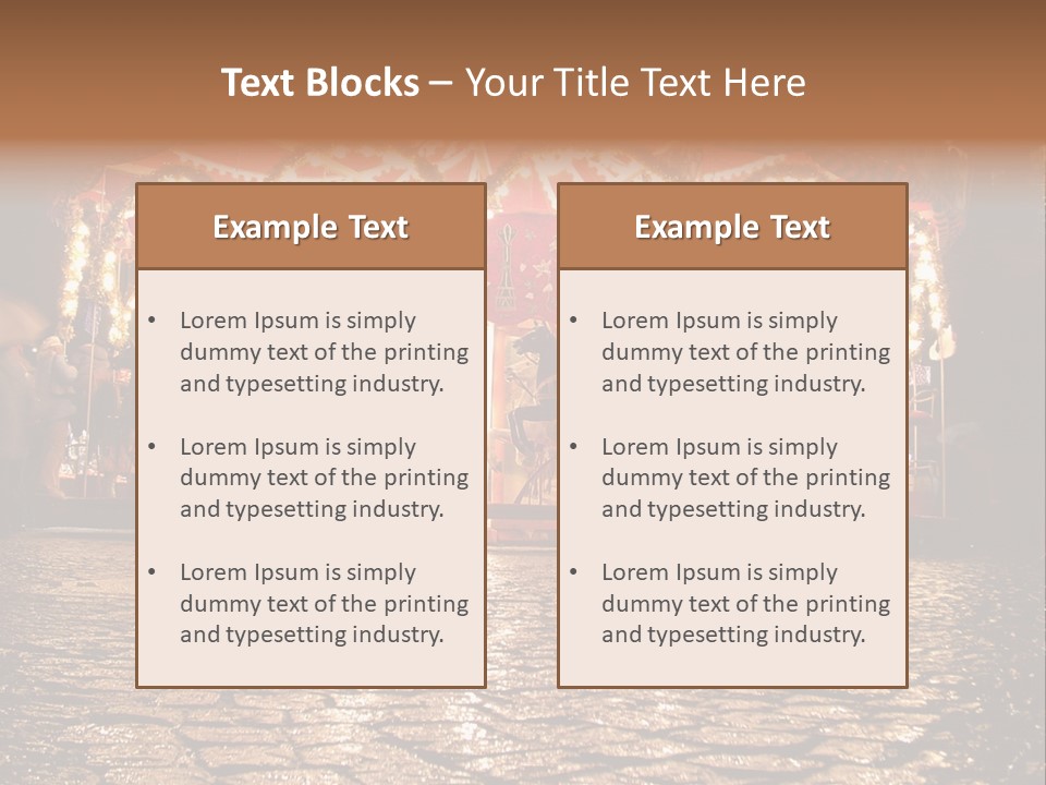 Merry-Go-Round PowerPoint Template