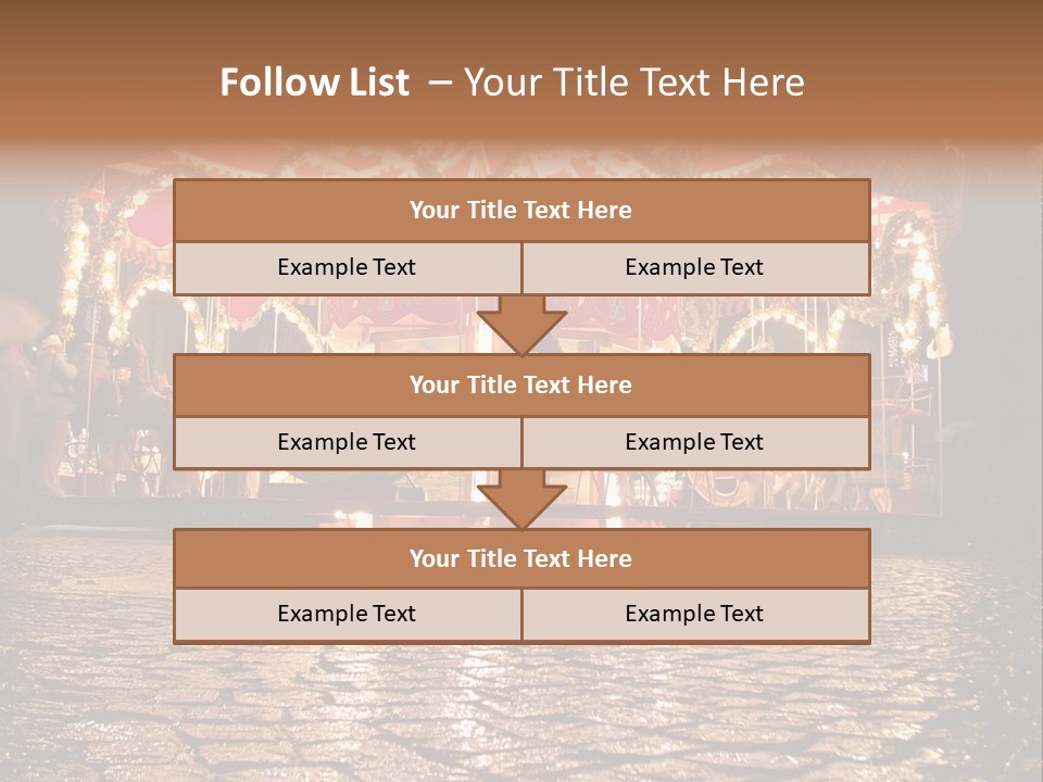 Merry-Go-Round PowerPoint Template