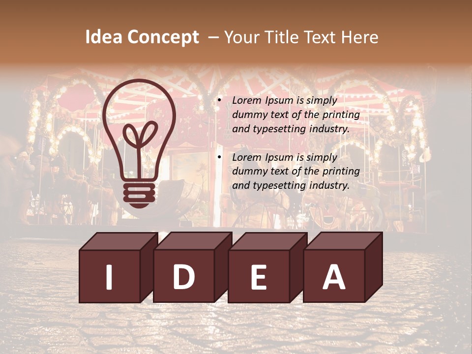 Merry-Go-Round PowerPoint Template