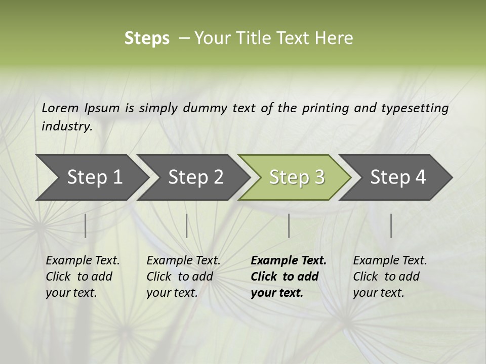 Close-Up Of Dandelion Seed With An Abstract Touch PowerPoint Template