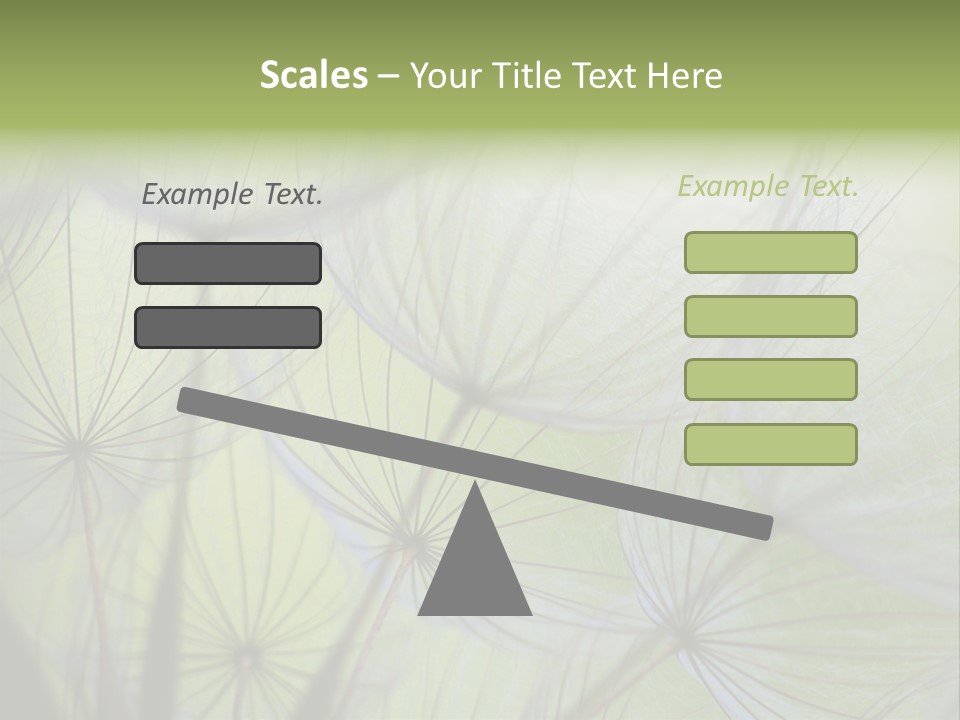 Close-Up Of Dandelion Seed With An Abstract Touch PowerPoint Template