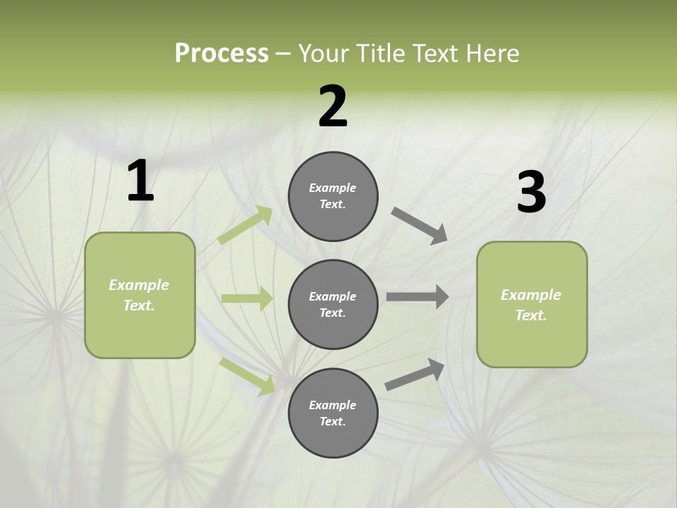 Close-Up Of Dandelion Seed With An Abstract Touch PowerPoint Template