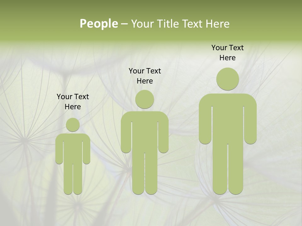 Close-Up Of Dandelion Seed With An Abstract Touch PowerPoint Template