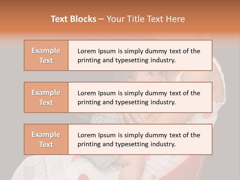 Mother Comforting Her Daughter - Concept For Parenthood And Childhood - Isolated On Black PowerPoint Template