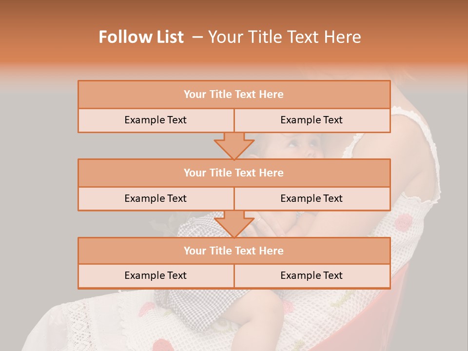 Mother Comforting Her Daughter - Concept For Parenthood And Childhood - Isolated On Black PowerPoint Template