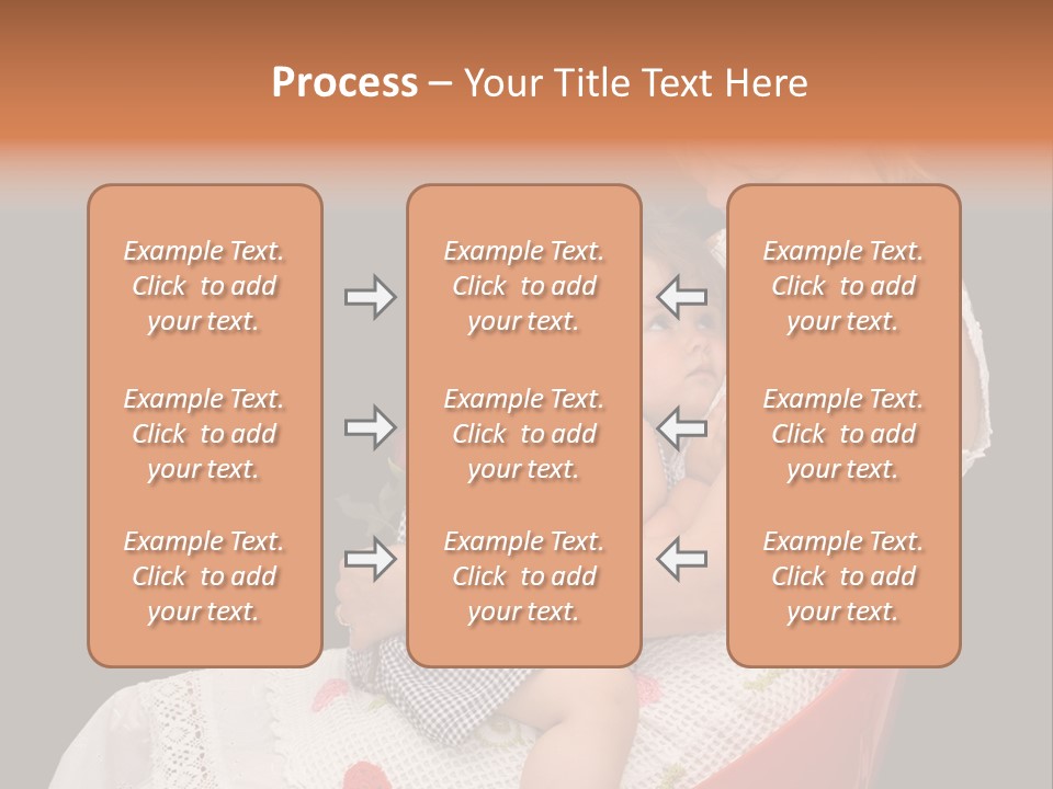 Mother Comforting Her Daughter - Concept For Parenthood And Childhood - Isolated On Black PowerPoint Template