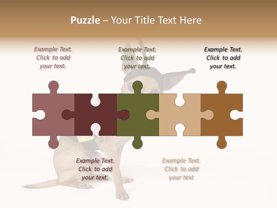 Chihuahua In A Bee Costume PowerPoint Template