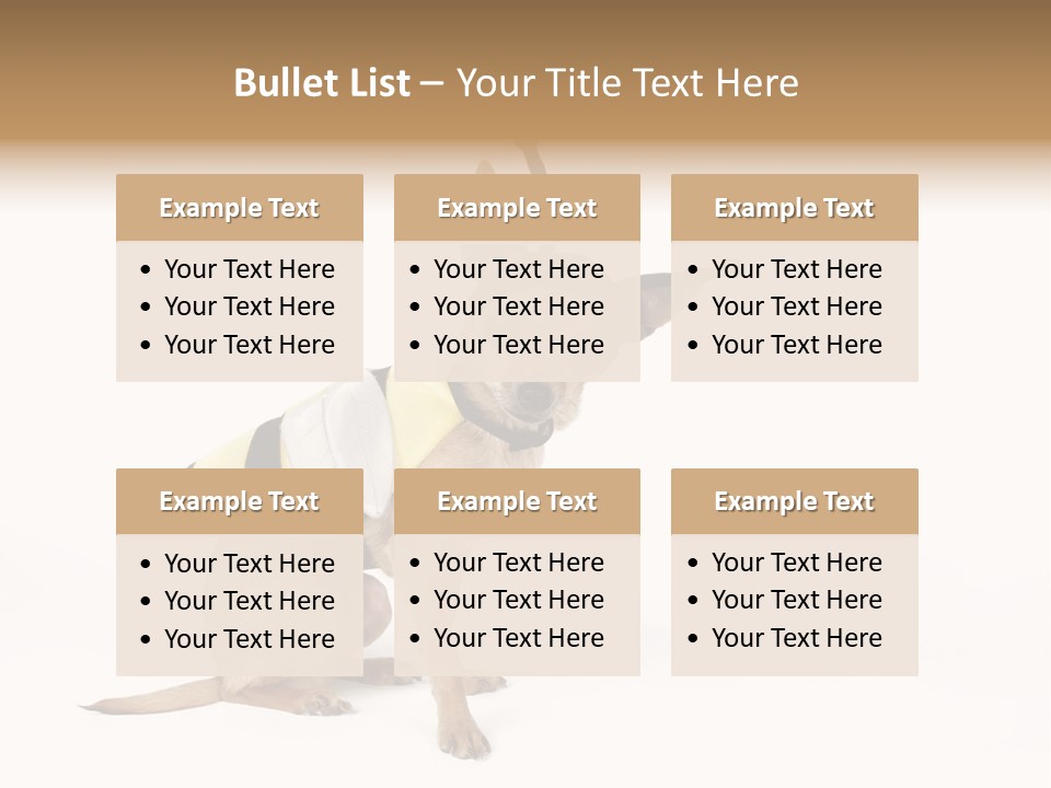 Chihuahua In A Bee Costume PowerPoint Template