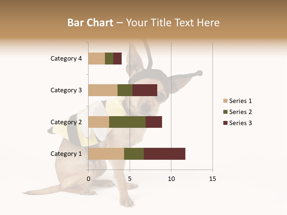 Chihuahua In A Bee Costume PowerPoint Template
