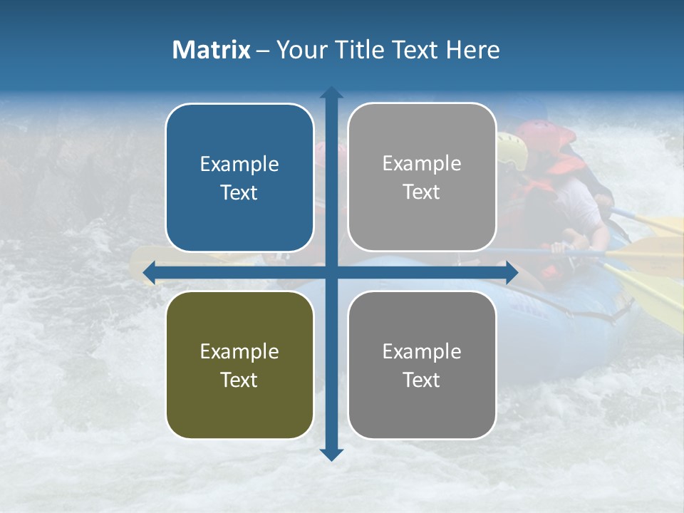 White Water Rafting 2 PowerPoint Template