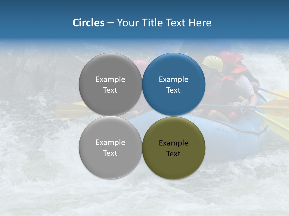 White Water Rafting 2 PowerPoint Template