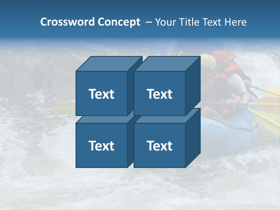 White Water Rafting 2 PowerPoint Template
