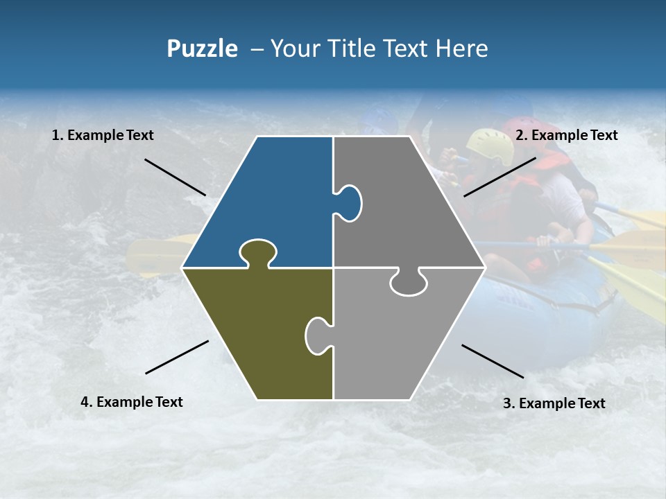 White Water Rafting 2 PowerPoint Template