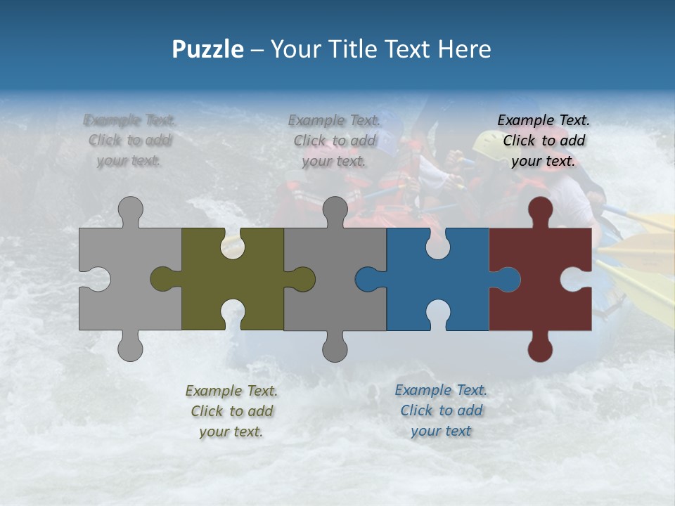 White Water Rafting 2 PowerPoint Template