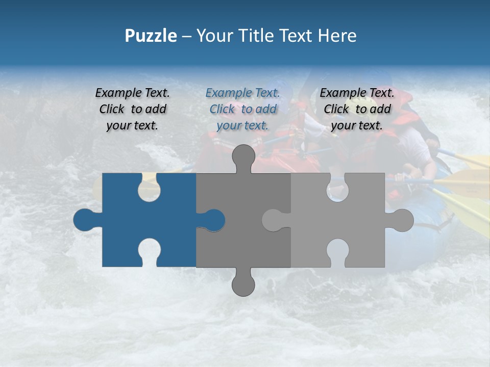 White Water Rafting 2 PowerPoint Template