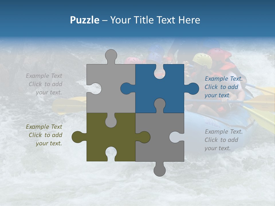 White Water Rafting 2 PowerPoint Template