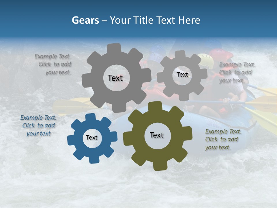 White Water Rafting 2 PowerPoint Template