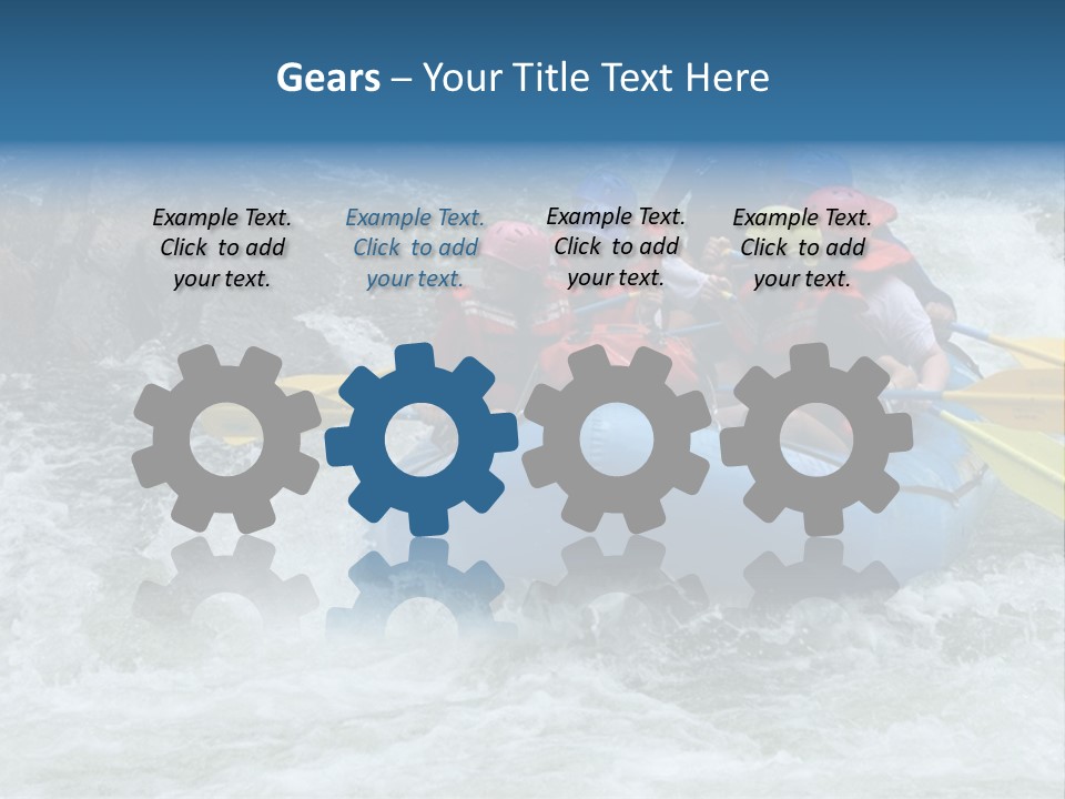 White Water Rafting 2 PowerPoint Template