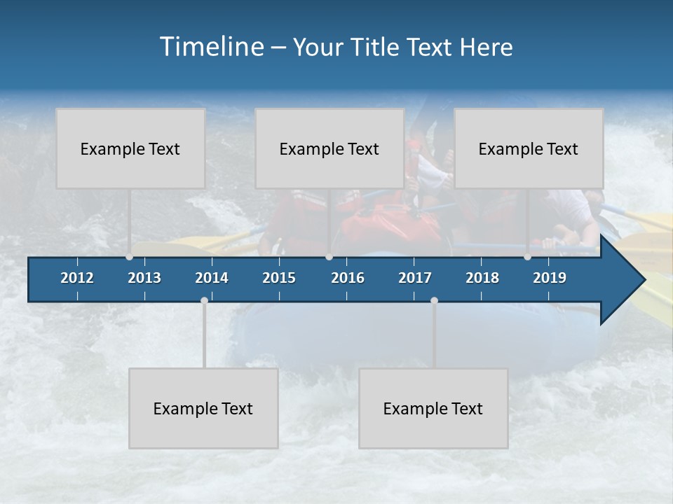 White Water Rafting 2 PowerPoint Template