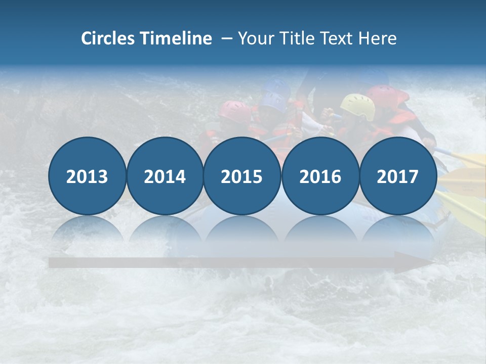 White Water Rafting 2 PowerPoint Template
