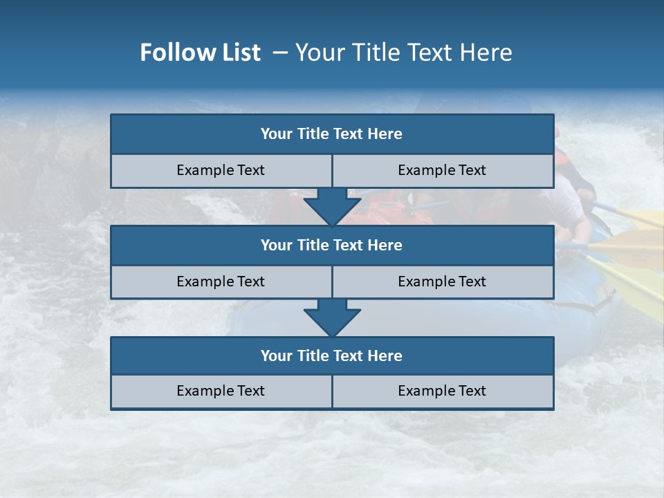 White Water Rafting 2 PowerPoint Template