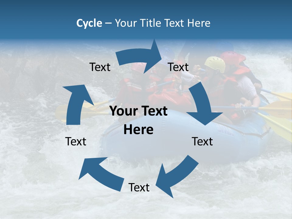 White Water Rafting 2 PowerPoint Template