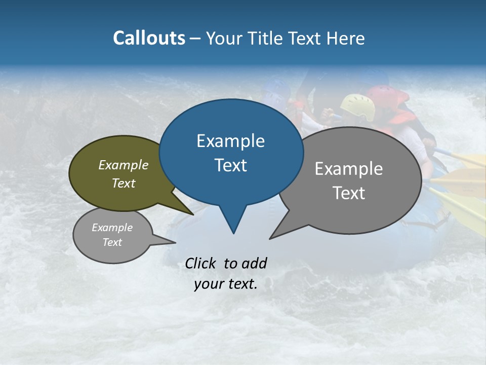 White Water Rafting 2 PowerPoint Template