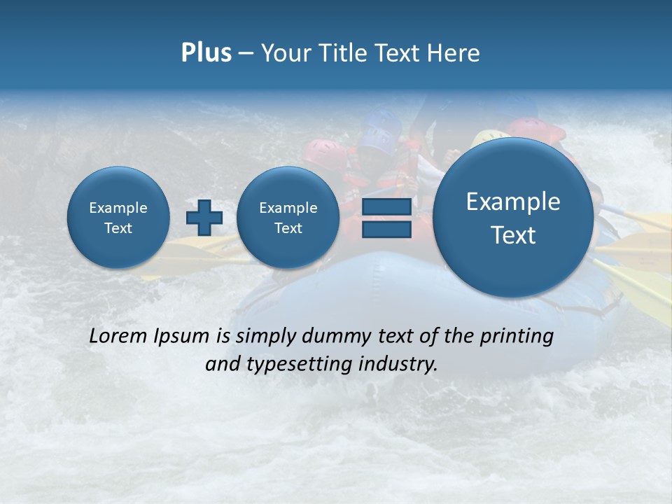 White Water Rafting 2 PowerPoint Template