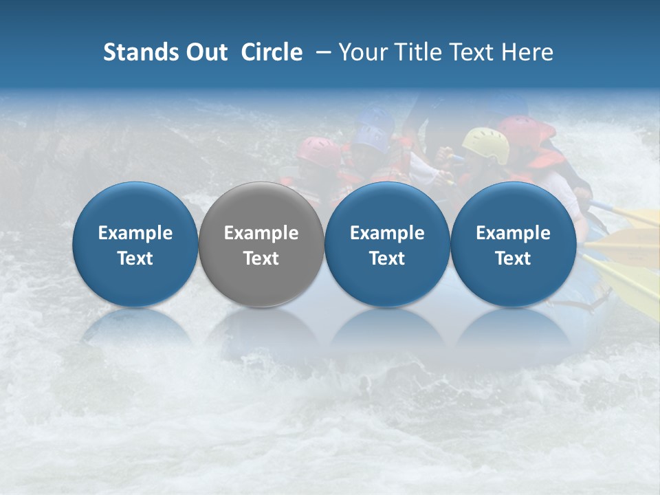 White Water Rafting 2 PowerPoint Template