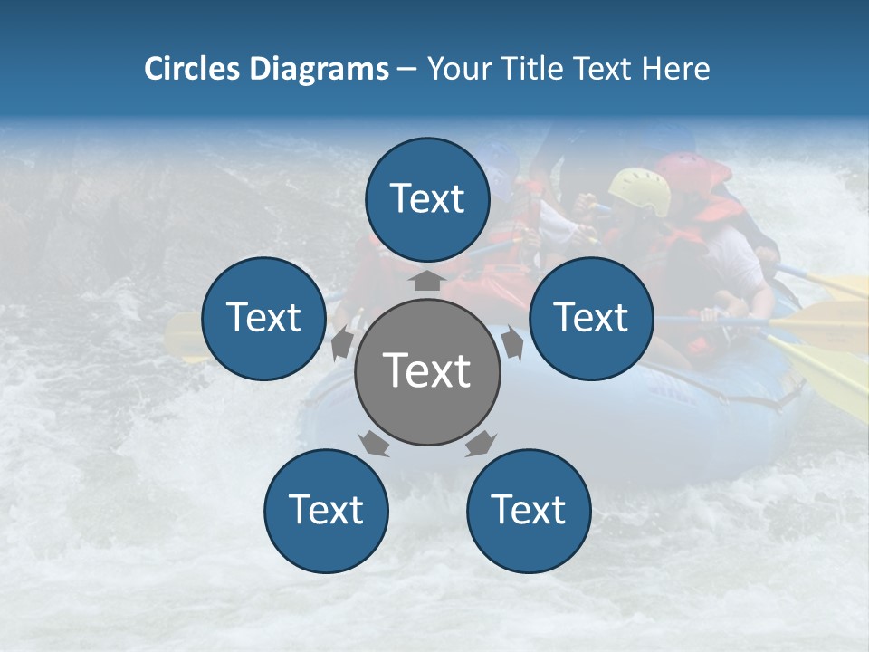 White Water Rafting 2 PowerPoint Template