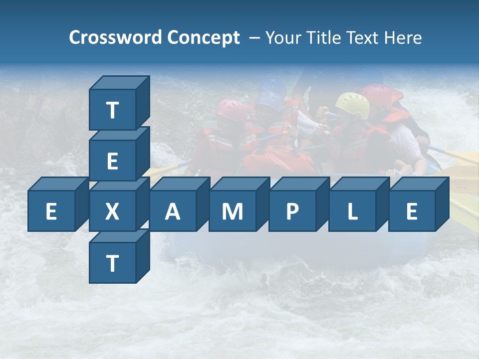 White Water Rafting 2 PowerPoint Template