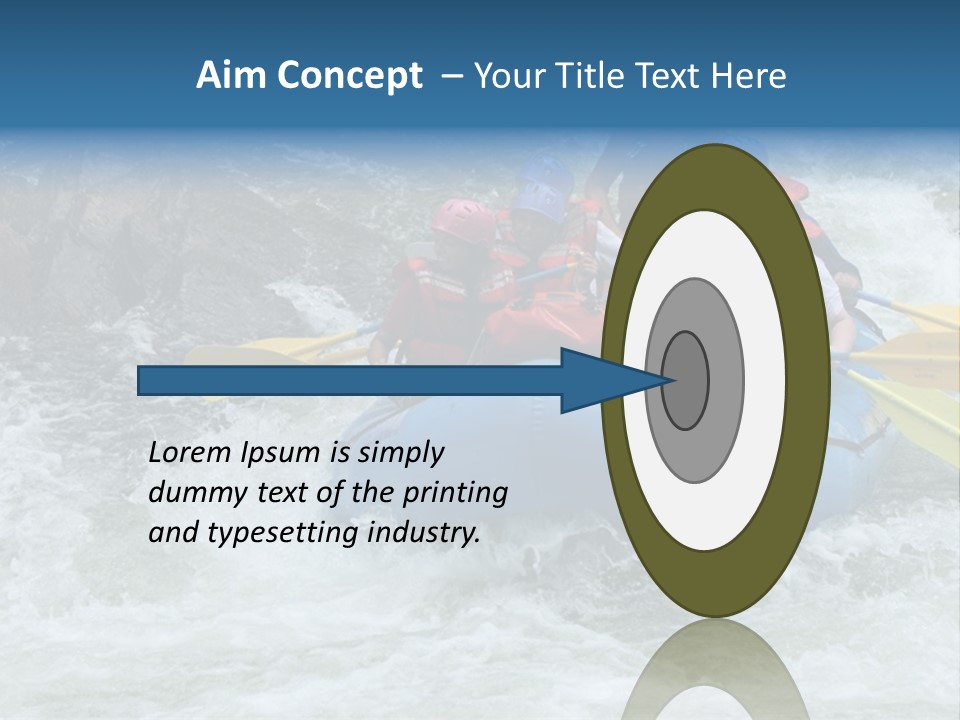 White Water Rafting 2 PowerPoint Template