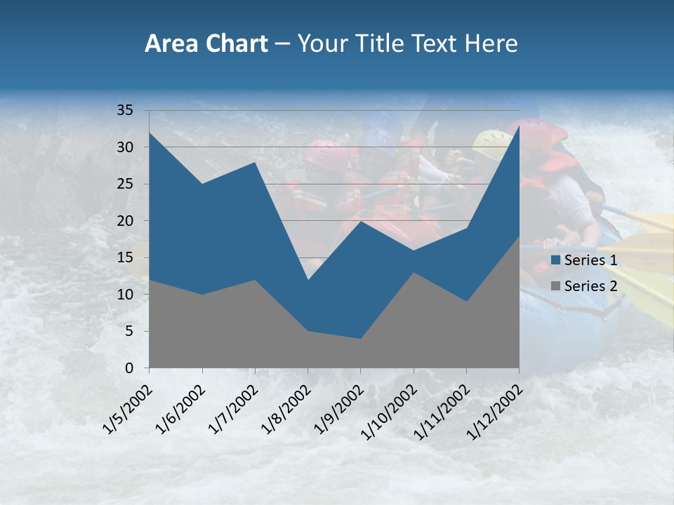 White Water Rafting 2 PowerPoint Template