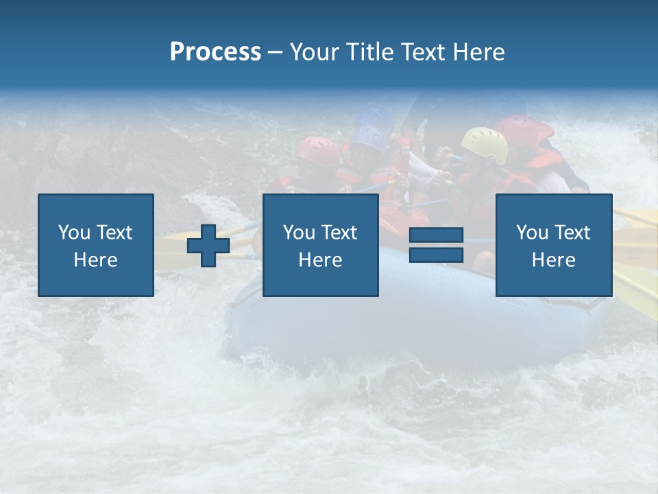 White Water Rafting 2 PowerPoint Template