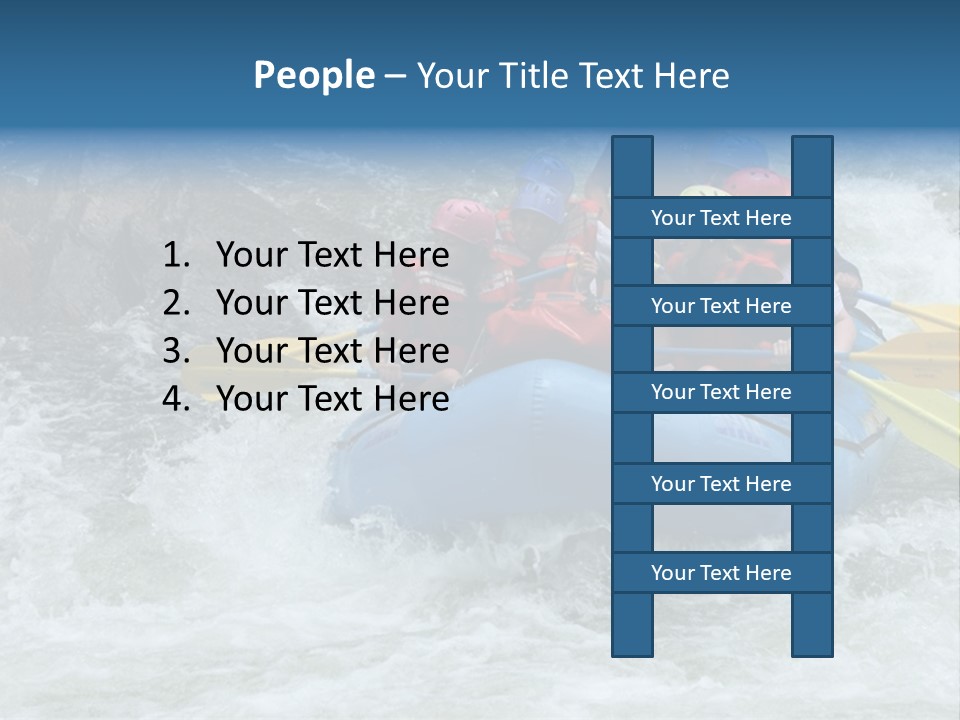 White Water Rafting 2 PowerPoint Template