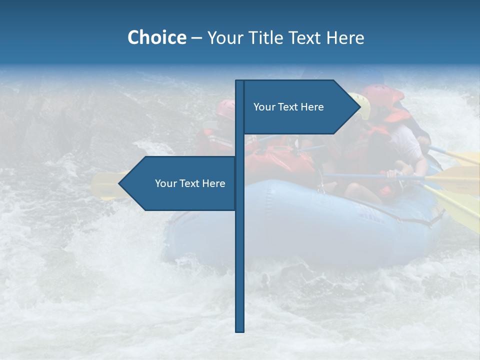 White Water Rafting 2 PowerPoint Template