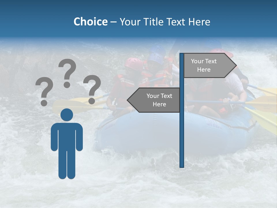 White Water Rafting 2 PowerPoint Template