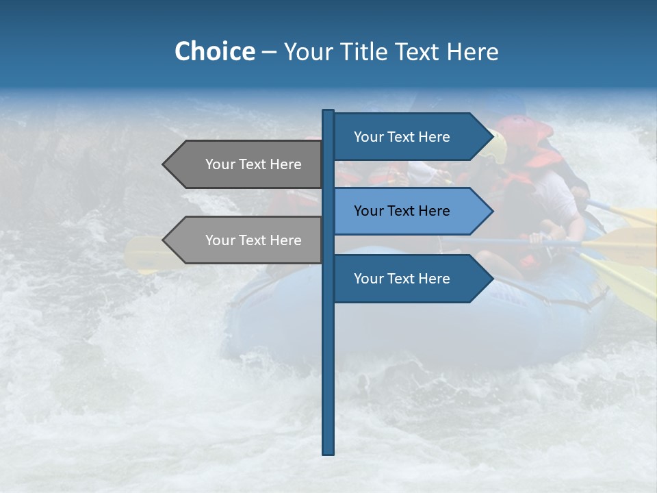 White Water Rafting 2 PowerPoint Template