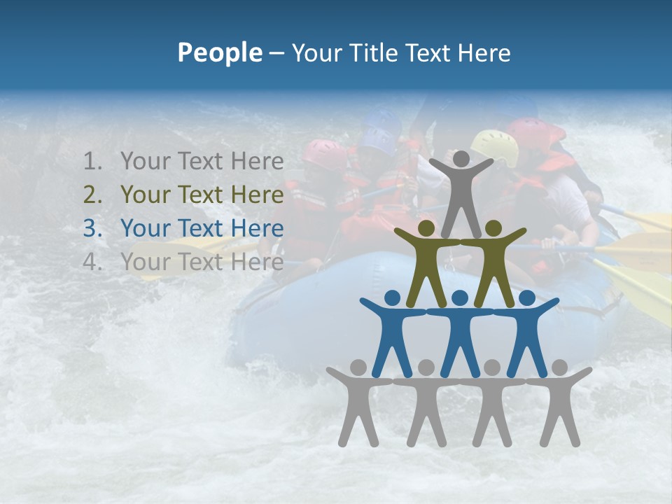 White Water Rafting 2 PowerPoint Template