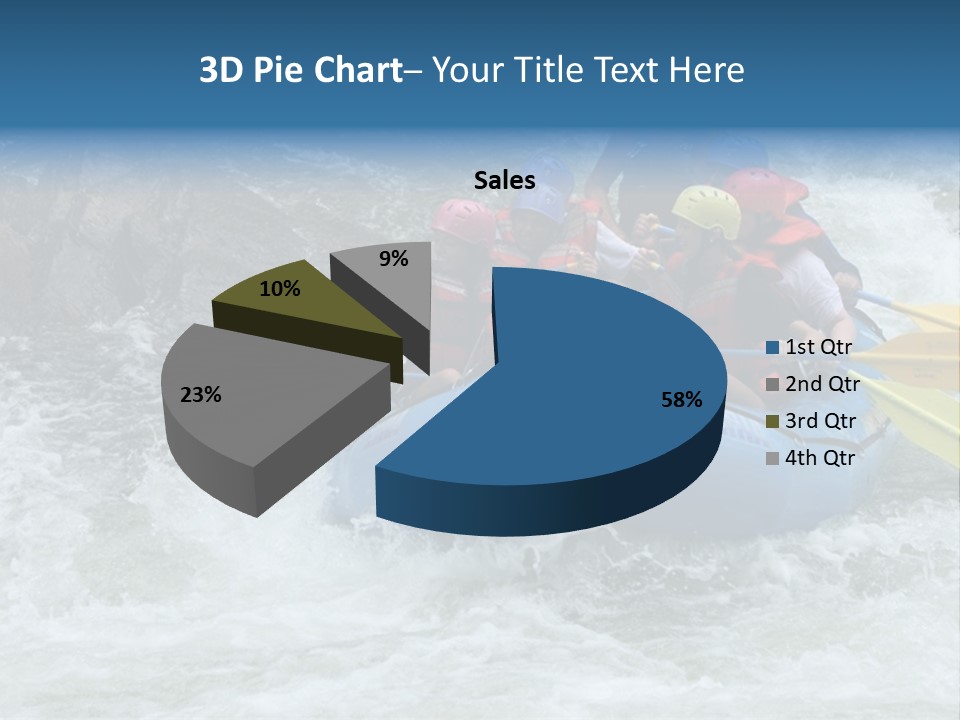 White Water Rafting 2 PowerPoint Template