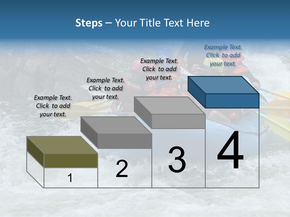 White Water Rafting 2 PowerPoint Template