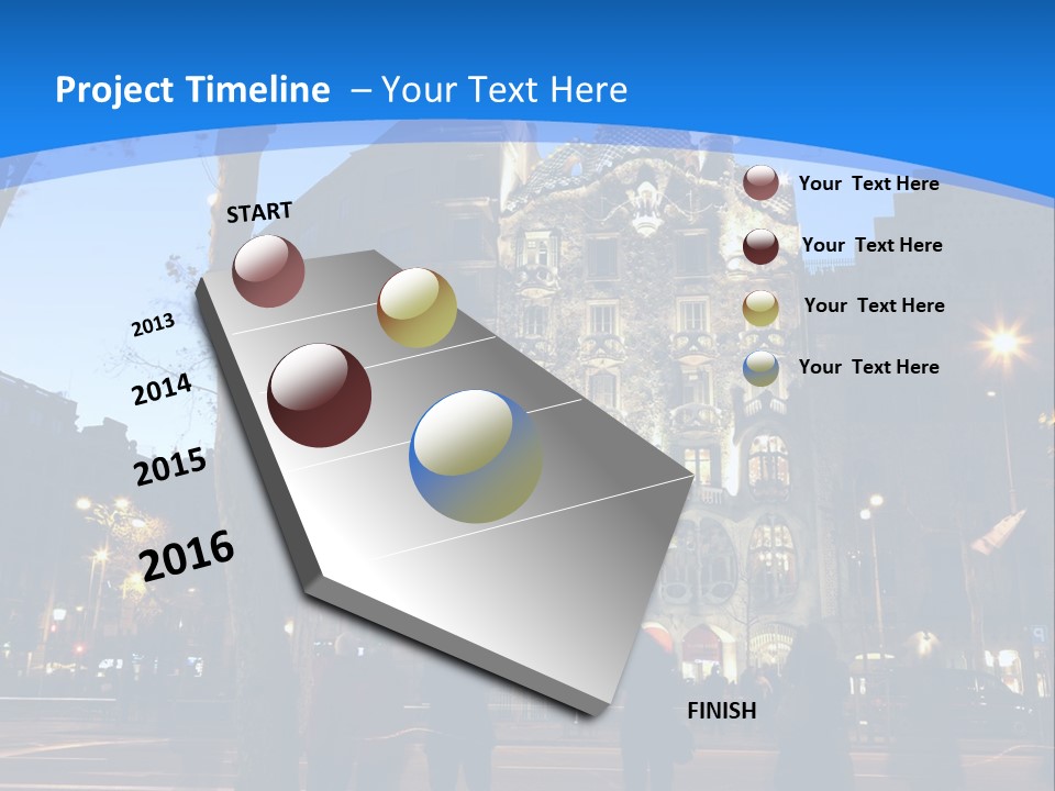 A Lineup Of New Cars At A Dealership. (Shot With Minimum Depth Of Field. Focus Is On The Third Vehicle From The Front.) PowerPoint Template