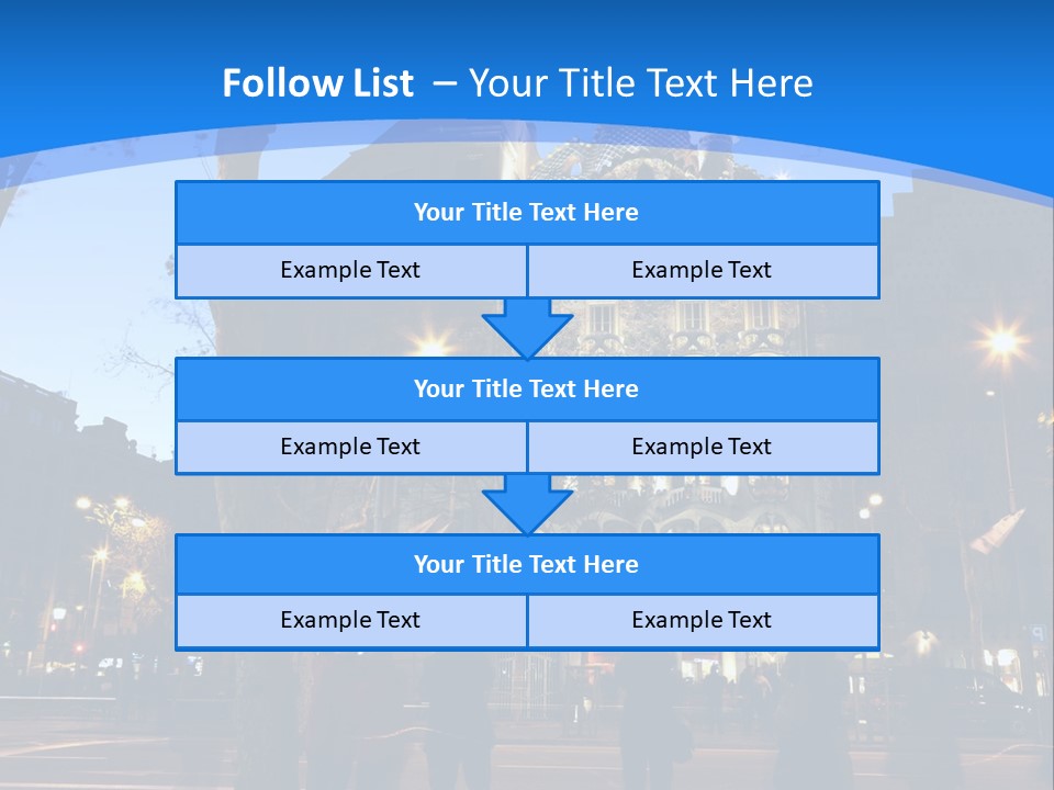 A Lineup Of New Cars At A Dealership. (Shot With Minimum Depth Of Field. Focus Is On The Third Vehicle From The Front.) PowerPoint Template